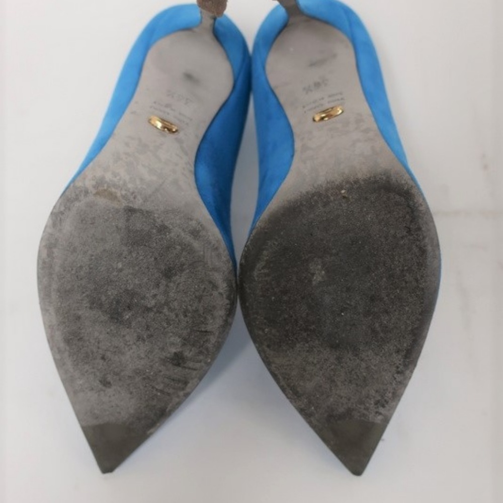 Sergio Rossi Godiva Pump Blue Suede - Picture 8 of 8
